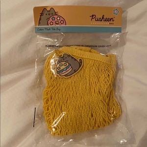 Pusheen-Cotton Mesh Tote Bag